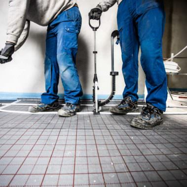 Fussbodenheizung Montage