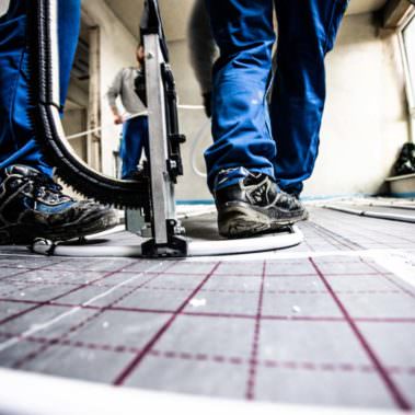 Fussbodenheizung Montage