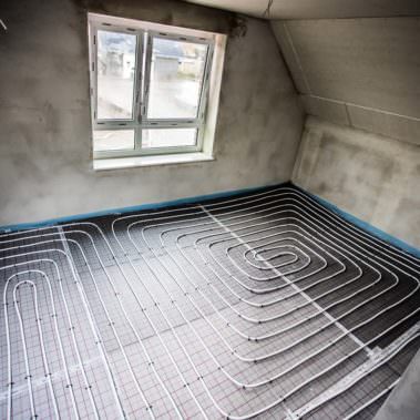 Fussbodenheizung Montage
