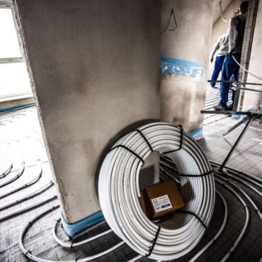 Fussbodenheizung Montage