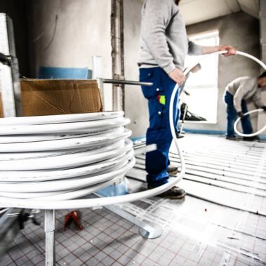 Fussbodenheizung Montage